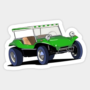 Dune Buggy in green Sticker